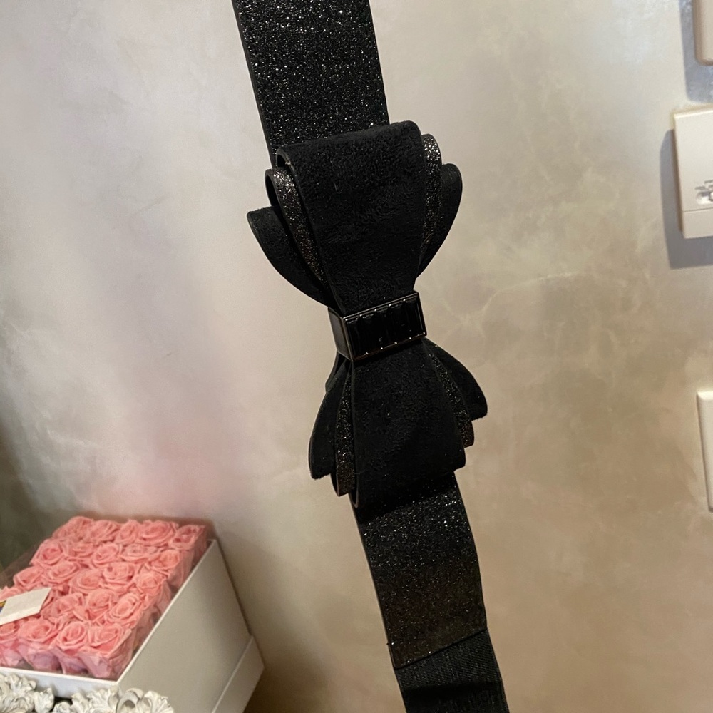 Black bow belt from Torrid